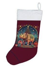 Rhinoceros Christmas Christmas Stocking Fireplace Hanging Stockings Christmas Season Party Decor Family Holiday Decorations