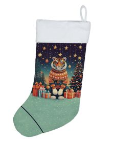 Tiger Christmas Christmas Stocking Fireplace Hanging Stockings Christmas Season Party Decor Family Holiday Decorations